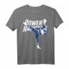 Power Rangers Blue Ranger Karate Action Pose T-Shirt zum HapMonkey – Offizielles Retro Fanartikel für Männer, Frauen, Kinder