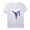 Power Rangers Blue Ranger Karate Action Pose T-Shirt zum HapMonkey – Offizielles Retro Fanartikel für Männer, Frauen, Kinder