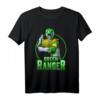 Green Ranger Karate Action Circle Portrait T-Shirt zum HapMonkey - Offiziell lizenziertes Power Rangers Fan-Shirt für Männer, Frauen, Kinder und Jugendliche