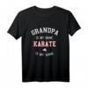 Herren Karate Opa T-Shirt – Kyokushin, Shotokan, Goju Ryu & Wado Ryu Stil als Geschenk für Großvater, der Karate liebt