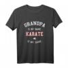 Herren Karate Opa T-Shirt – Kyokushin, Shotokan, Goju Ryu & Wado Ryu Stil als Geschenk für Großvater, der Karate liebt