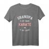 Herren Karate Opa T-Shirt – Kyokushin, Shotokan, Goju Ryu & Wado Ryu Stil als Geschenk für Großvater, der Karate liebt