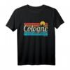 Köln Schriftzug T-Shirt im Retro Vintage Stil – Jecke Karnevals- und Stadtliebe Kleidung für Köln-Fans und Jecken