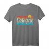 Köln Schriftzug T-Shirt im Retro Vintage Stil – Jecke Karnevals- und Stadtliebe Kleidung für Köln-Fans und Jecken