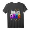 Schlager Volksmusik Tanz Party Karneval Fastnacht Tanzen T-Shirt - Buntes Partyoutfit für Karneval, Fastnacht und Tanzveranstaltungen