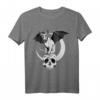 Gothic Sphynx Katze Okkult Black Metal Schädel T-Shirt – Perfekt für Halloween, Gothic & Punk Rock Fans mit Esoterischer Magie