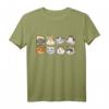 Lustiges Katzengesichter Meme T-Shirt für Männer, Frauen & Kinder – Perfektes Geschenk für Katzenliebhaber zu Weihnachten, Geburtstag, Muttertag & Vatertag