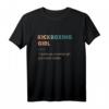 Kickbox-Mädchen Definition T-Shirt – Lustiges Geschenk für Mädchen, perfekt für Schule, Uni, Geburtstag, Weihnachten, Neujahr & Valentinstag