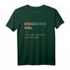 Kickbox-Mädchen Definition T-Shirt – Lustiges Geschenk für Mädchen, perfekt für Schule, Uni, Geburtstag, Weihnachten, Neujahr & Valentinstag