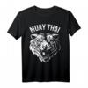Muay Thai Tiger Head - Nak Muay Kickboxing T-Shirt für Kampfsportfans, Training & Reise nach Thailand