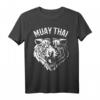 Muay Thai Tiger Head - Nak Muay Kickboxing T-Shirt für Kampfsportfans, Training & Reise nach Thailand