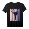 Kinder 7. Geburtstag Geschenk Karate Retro Taekwondo T-Shirt für Mädchen – Perfektes Kampfsport-Geschenk zum Geburtstag