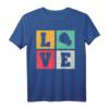 Kickboxen, Boxen, Kampfsport & Love Boxing T-Shirt – Für Boxkämpfer, Boxer und Kampfsportfans