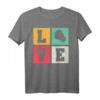 Kickboxen, Boxen, Kampfsport & Love Boxing T-Shirt – Für Boxkämpfer, Boxer und Kampfsportfans