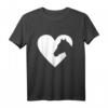 Pferd Silhouette Herz Liebe T-Shirt – Perfektes Geschenk für Reiter, Pferdeliebhaber und Pferdefans zum Valentinstag und Geburtstag