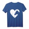 Pferd Silhouette Herz Liebe T-Shirt – Perfektes Geschenk für Reiter, Pferdeliebhaber und Pferdefans zum Valentinstag und Geburtstag