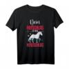 Dein Hufschlag Ist Mein Herzschlag - Pferde Mädchen Reiten T-Shirt für Pferdefans, Reiterinnen und Kinder mit niedlichem Pferdemotiv