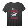Dein Hufschlag Ist Mein Herzschlag - Pferde Mädchen Reiten T-Shirt für Pferdefans, Reiterinnen und Kinder mit niedlichem Pferdemotiv