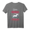 Dein Hufschlag Ist Mein Herzschlag - Pferde Mädchen Reiten T-Shirt für Pferdefans, Reiterinnen und Kinder mit niedlichem Pferdemotiv