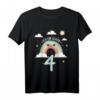 Kinder 4. Geburtstag Regenbogen T-Shirt – Niedliches Geburtstagsgeschenk für Jungen und Mädchen zum 4. Geburtstag