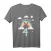 Kinder 4. Geburtstag Regenbogen T-Shirt – Niedliches Geburtstagsgeschenk für Jungen und Mädchen zum 4. Geburtstag