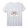 Kinder 4. Geburtstag Regenbogen T-Shirt – Niedliches Geburtstagsgeschenk für Jungen und Mädchen zum 4. Geburtstag