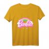 Kinder Barbie T-Shirt für Mädchen - Offizielles Regenbogen-Design, Hochwertiges Kinder T-Shirt mit klassischem Schnitt