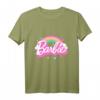 Kinder Barbie T-Shirt für Mädchen - Offizielles Regenbogen-Design, Hochwertiges Kinder T-Shirt mit klassischem Schnitt