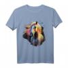 Pferd Reiten Dressur Springen Reiterhof T-Shirt – Charmantes Reitsport-Design für Frauen und Mädchen, ideal für Pferdeliebhaberinnen