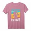 Mädchen Tanzen Bääm Ich bin 9 Jahre Dab Geburtstag T-Shirt - Lustiges Geburtstagsgeschenk für kleine Tänzerinnen