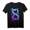 8. Geburtstag Pferd T-Shirt für Mädchen - Perfektes Geschenk für Pferdefans, Reitverein & Pferde-Party