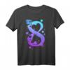 8. Geburtstag Pferd T-Shirt für Mädchen - Perfektes Geschenk für Pferdefans, Reitverein & Pferde-Party