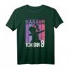 Mädchen Tanz T-Shirt Bääm Ich bin 8 Jahre - Lustiges Geburtstagsgeschenk für achtjährige Mädchen, ideal für Kinderparty & Kindergeburtstag