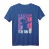 Mädchen Tanz T-Shirt Bääm Ich bin 8 Jahre - Lustiges Geburtstagsgeschenk für achtjährige Mädchen, ideal für Kinderparty & Kindergeburtstag