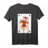 Joker Spielkarte Vintage Roter Anzug Clown Gruppenkostüm T-Shirt – Perfekt für Halloween, Fasching & Casino Partys