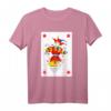Joker Spielkarte Vintage Roter Anzug Clown Gruppenkostüm T-Shirt – Perfekt für Halloween, Fasching & Casino Partys
