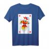 Joker Spielkarte Vintage Roter Anzug Clown Gruppenkostüm T-Shirt – Perfekt für Halloween, Fasching & Casino Partys