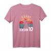 Mädchen Tanzen Bääm Ich bin 10 Jahre Dab Geburtstag Party T-Shirt – Lustiges Party Motiv für Kindergeburtstag & kreative Geschenkidee