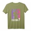 Mädchen Tanzen Bääm Ich bin 7 Jahre Dab Geburtstag T-Shirt - Lustiges Party-Shirt für Kinder, kreative Geschenkidee zum Kindergeburtstag