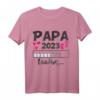 Ich Werde 40 Geburtstag Baby Ankündigung Mädchen T-Shirt – Lustige Schwangerschafts- und Vatertagsidee für werdende Väter und Familien