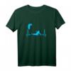 Kitesurfer Herzschlag EKG Kiteboard Surfer Wassersport T-Shirt – Perfektes Geschenk für Wassersportliebhaber zum Geburtstag, Weihnachten & Vatertag