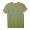 Kitesurfer Herzschlag EKG Kiteboard Surfer Wassersport T-Shirt – Perfektes Geschenk für Wassersportliebhaber zum Geburtstag, Weihnachten & Vatertag