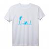 Kitesurfer Herzschlag EKG Kiteboard Surfer Wassersport T-Shirt – Perfektes Geschenk für Wassersportliebhaber zum Geburtstag, Weihnachten & Vatertag
