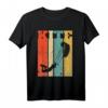 Kiteboarding & Kitesurfen Vintage Stripes T-Shirt – Retro Used-Look Design für Kiteboarder und Wassersportfans