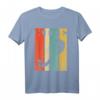 Kiteboarding & Kitesurfen Vintage Stripes T-Shirt – Retro Used-Look Design für Kiteboarder und Wassersportfans