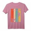 Kiteboarding & Kitesurfen Vintage Stripes T-Shirt – Retro Used-Look Design für Kiteboarder und Wassersportfans