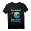 Herren Kitesurfing Opa Kitesurfer T-Shirt - Lustiges Strand- und Wassersportdesign für Kitesurfer-Opas