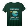 Herren Kitesurfing Opa Kitesurfer T-Shirt - Lustiges Strand- und Wassersportdesign für Kitesurfer-Opas