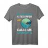 Herren Kitesurfing Opa Kitesurfer T-Shirt - Lustiges Strand- und Wassersportdesign für Kitesurfer-Opas