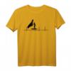 Hydrofoil Wingfoil Kiten Foil Wing Surf Herzschlag T-Shirt – Perfektes Wassersport-Outfit für Kitesurfer, Surfer & Wasserskifahrer im Sommer